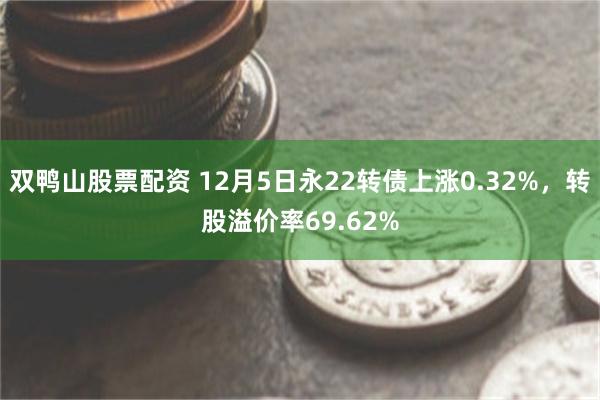 双鸭山股票配资 12月5日永22转债上涨0.32%，转股溢价率69.62%