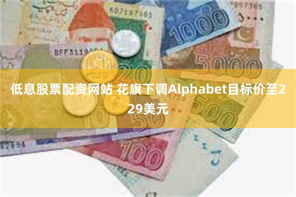 低息股票配资网站 花旗下调Alphabet目标价至229美元